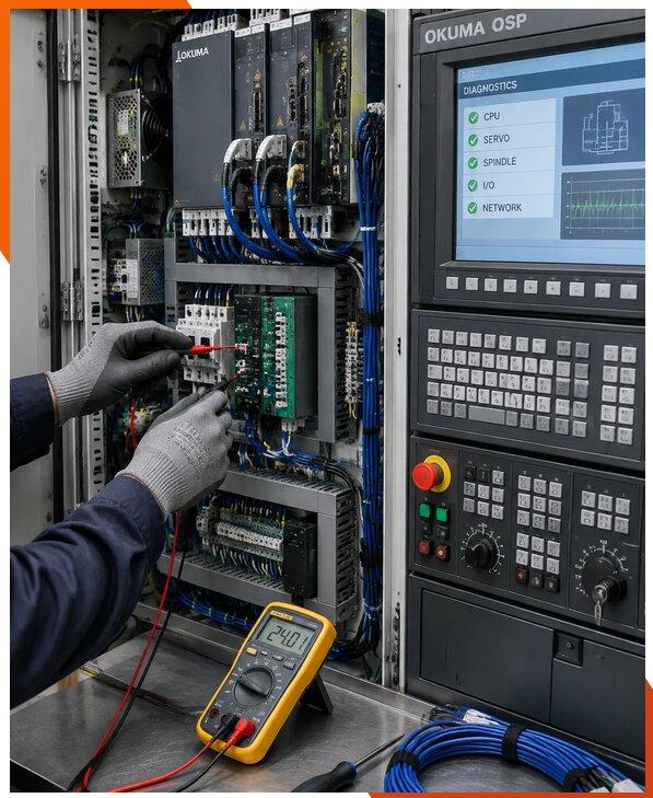 Ремонт систем ЧПУ Okuma OSP в Североуральске